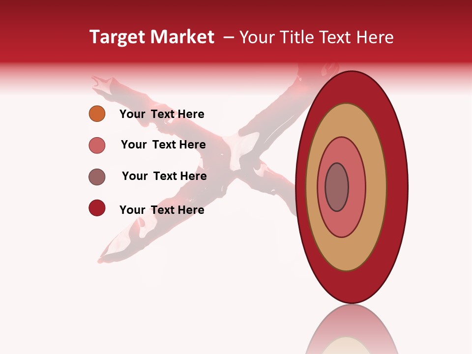 Grunge Burst Alphabet PowerPoint Template