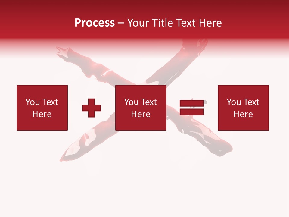 Grunge Burst Alphabet PowerPoint Template