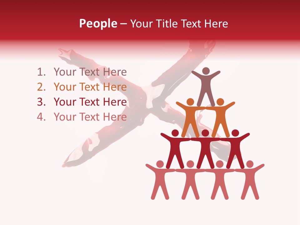 Grunge Burst Alphabet PowerPoint Template