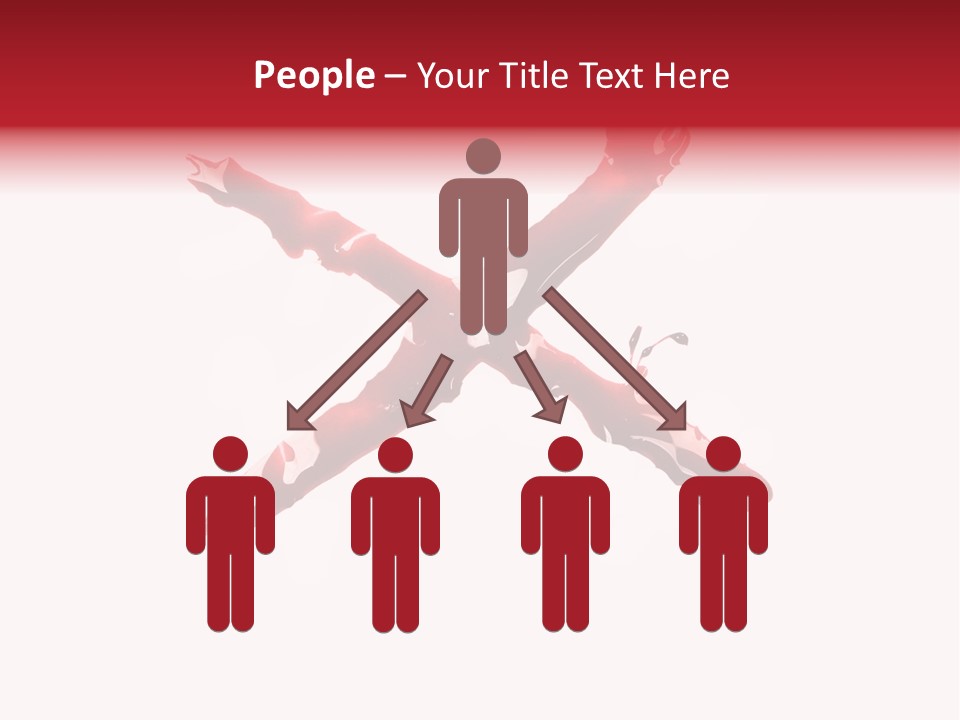 Grunge Burst Alphabet PowerPoint Template