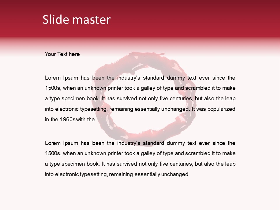 Halloween Spray Splat PowerPoint Template