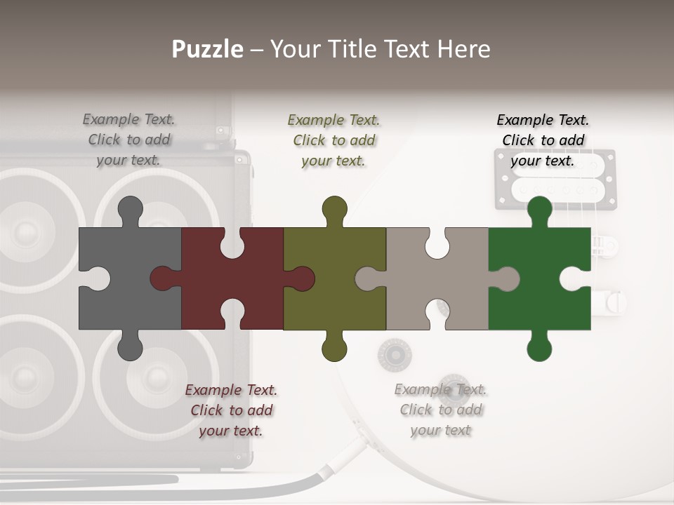 Instrument Musical Vintage PowerPoint Template