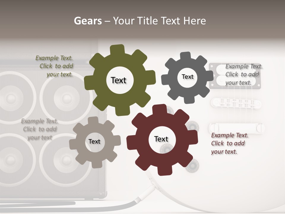 Instrument Musical Vintage PowerPoint Template
