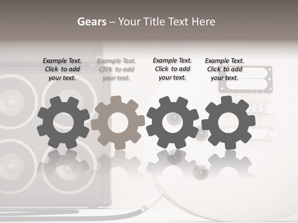 Instrument Musical Vintage PowerPoint Template