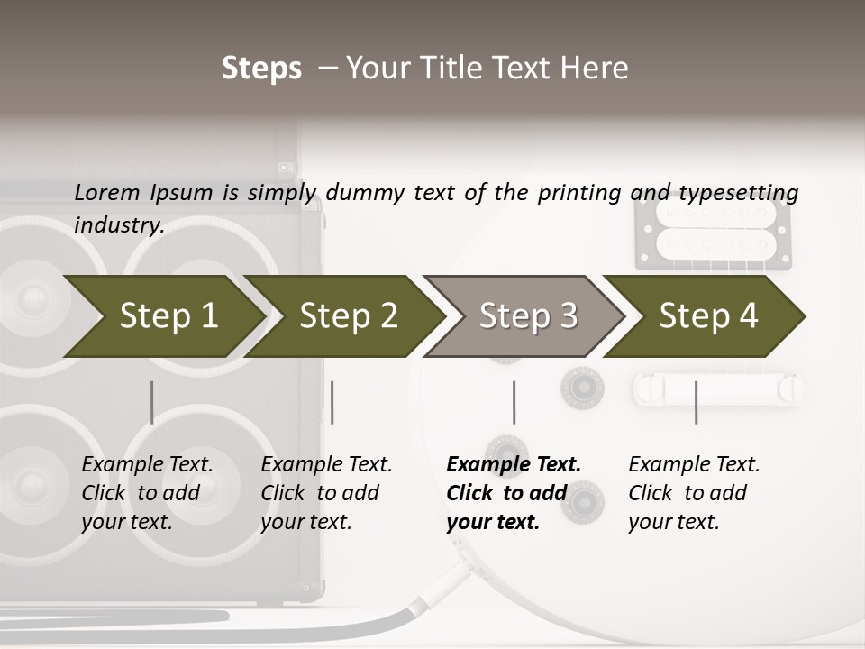 Instrument Musical Vintage PowerPoint Template