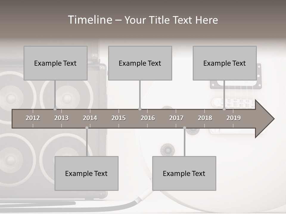 Instrument Musical Vintage PowerPoint Template