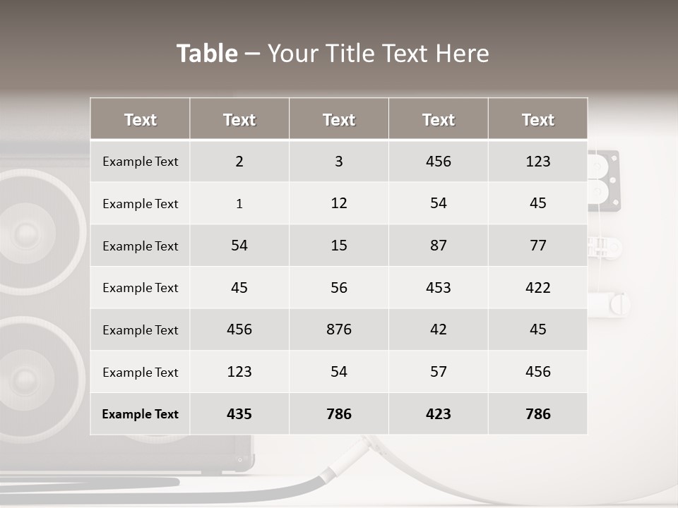 Instrument Musical Vintage PowerPoint Template