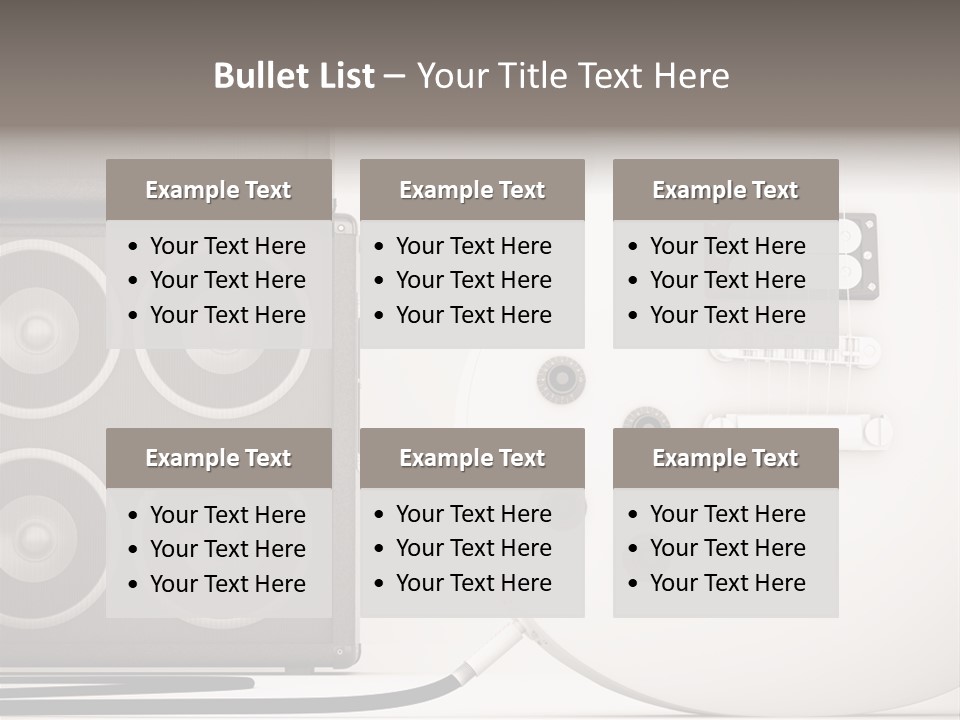 Instrument Musical Vintage PowerPoint Template