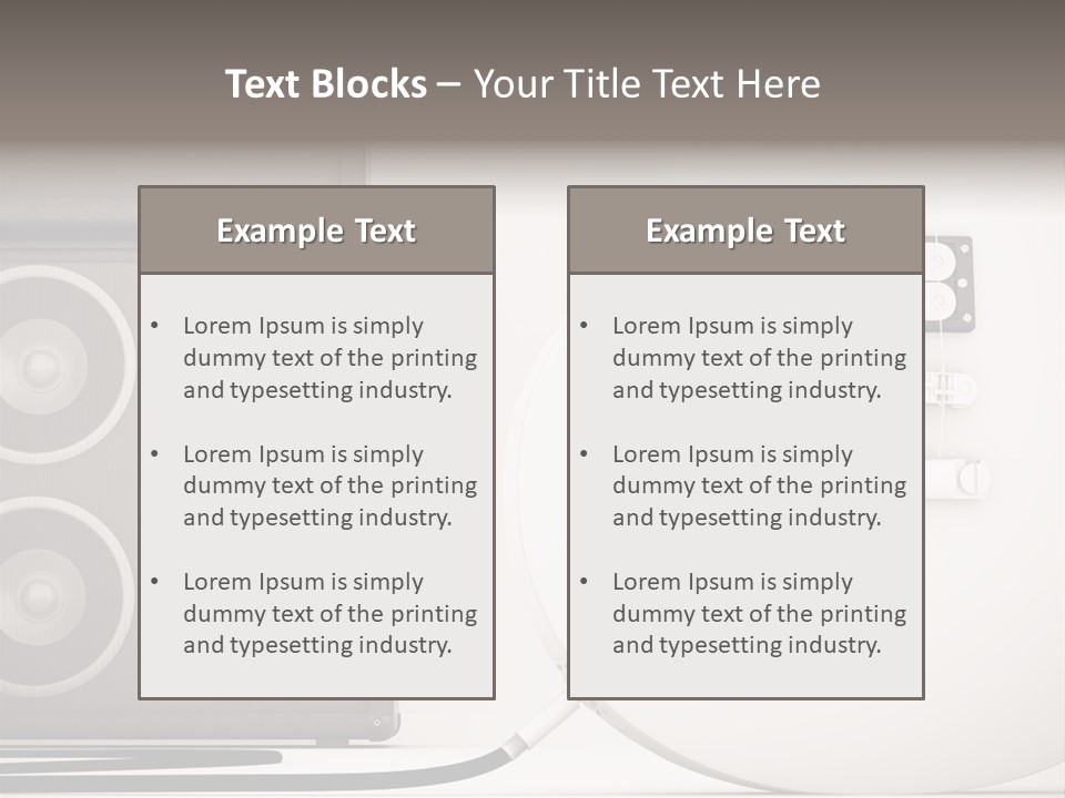 Instrument Musical Vintage PowerPoint Template