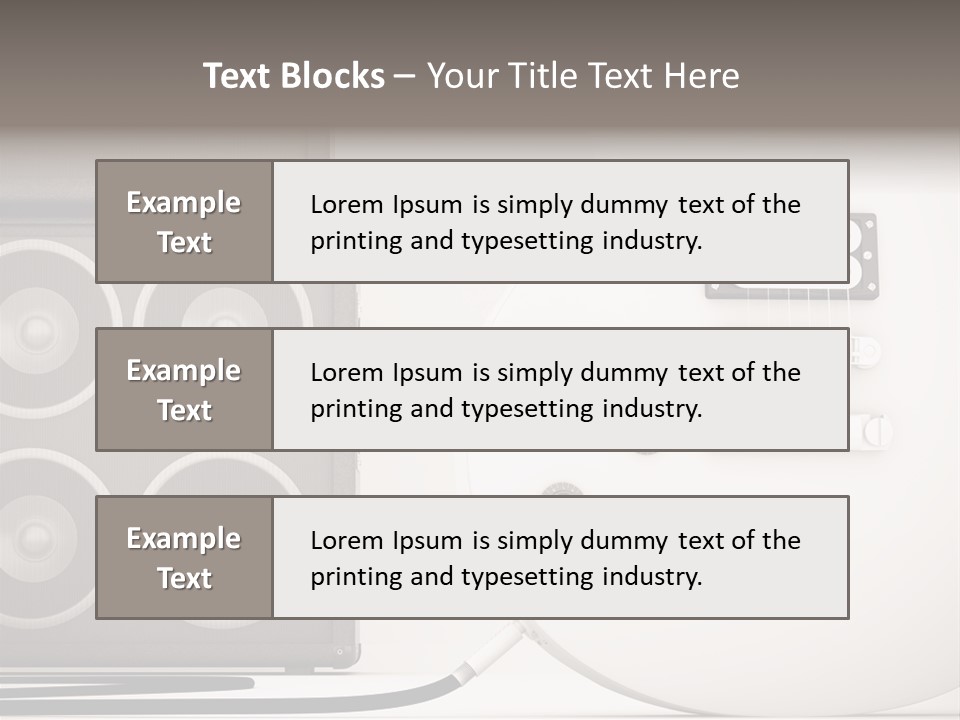 Instrument Musical Vintage PowerPoint Template