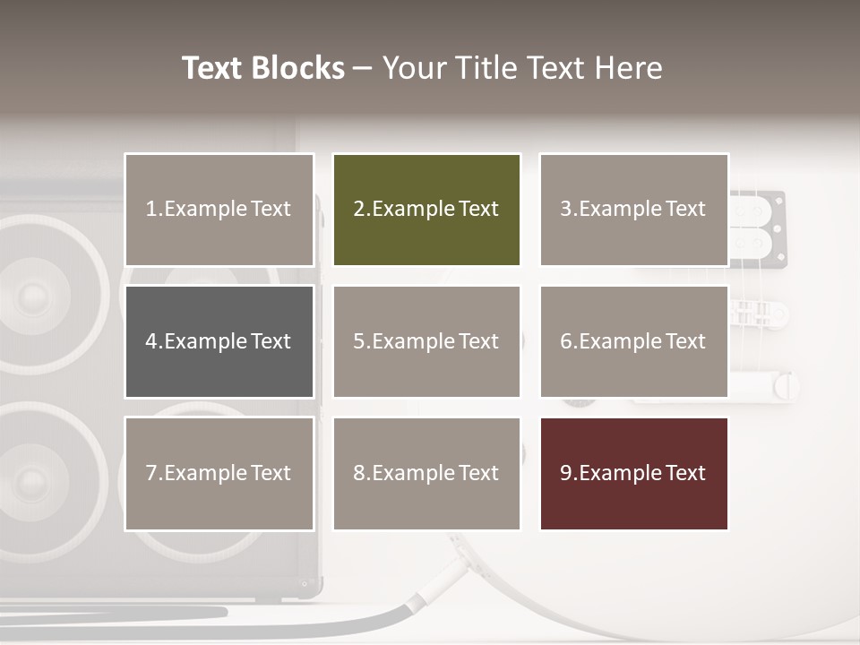 Instrument Musical Vintage PowerPoint Template