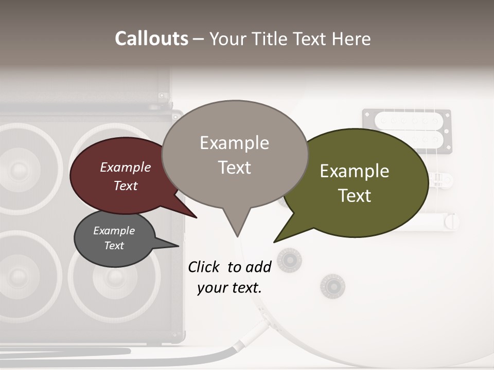 Instrument Musical Vintage PowerPoint Template