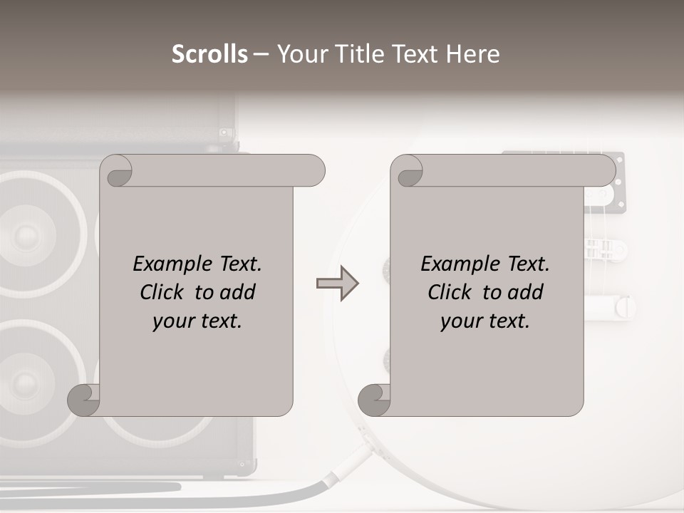 Instrument Musical Vintage PowerPoint Template