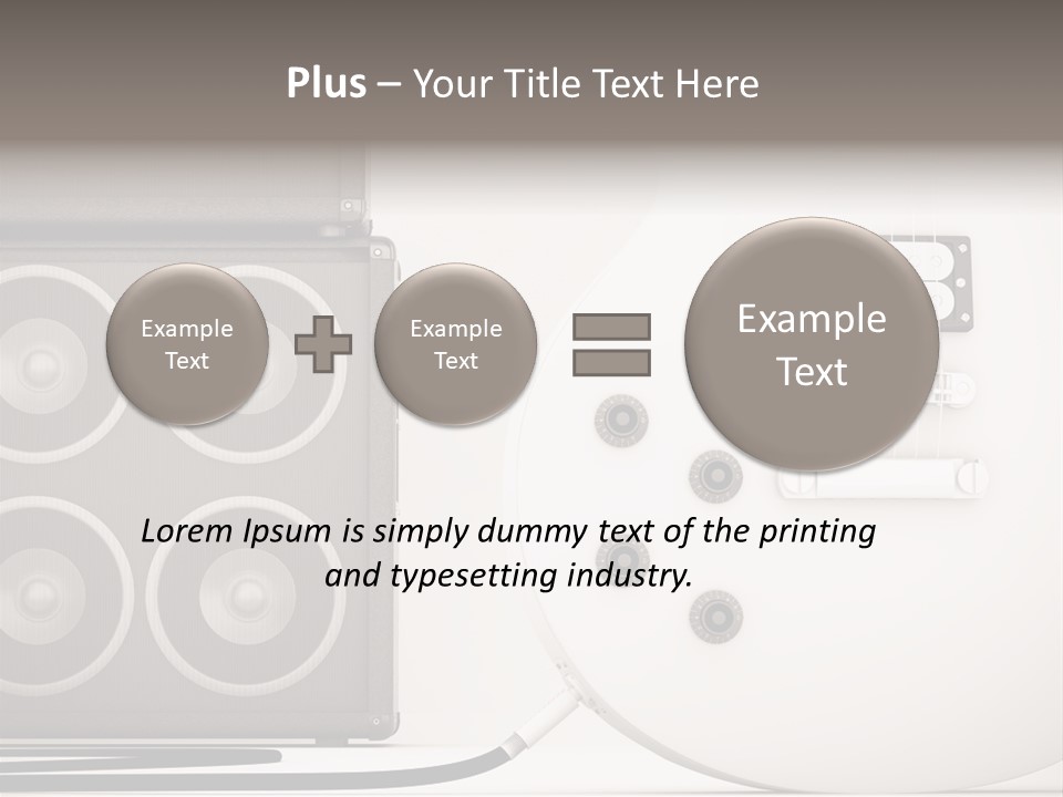 Instrument Musical Vintage PowerPoint Template