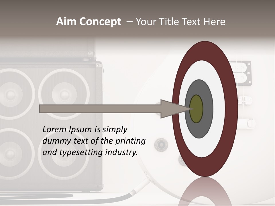 Instrument Musical Vintage PowerPoint Template