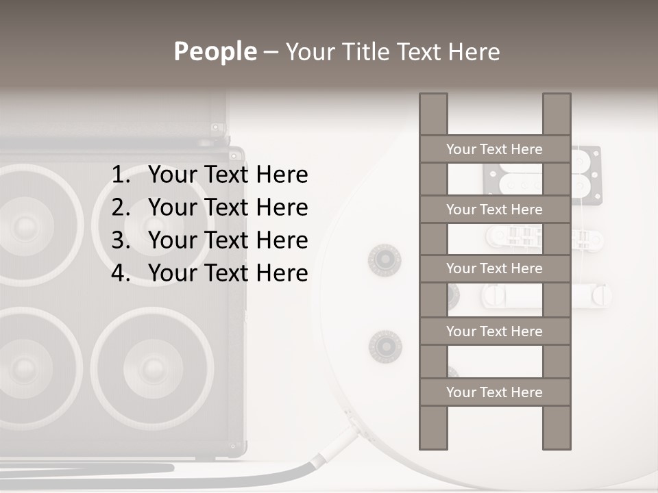 Instrument Musical Vintage PowerPoint Template
