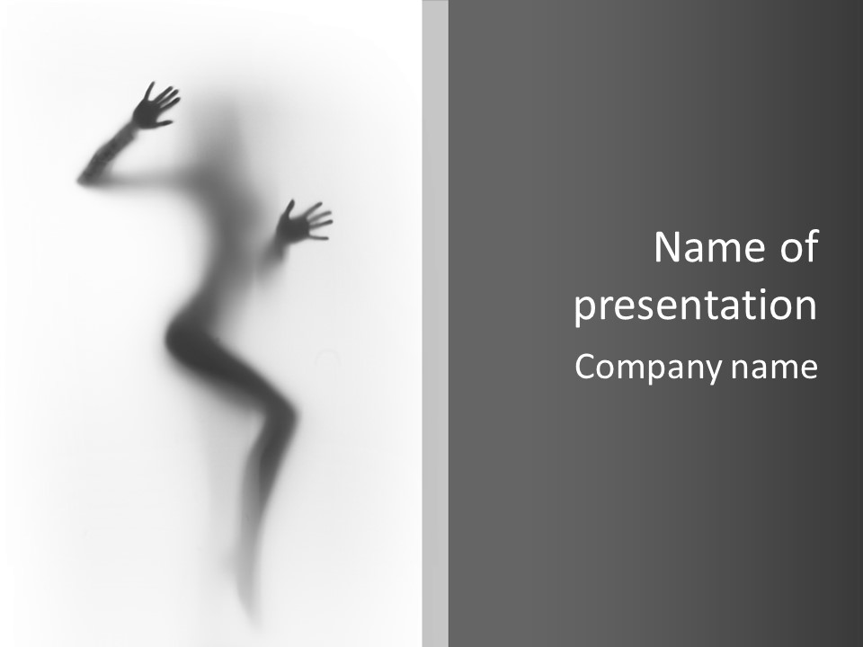 Dance Spirit Behind PowerPoint Template