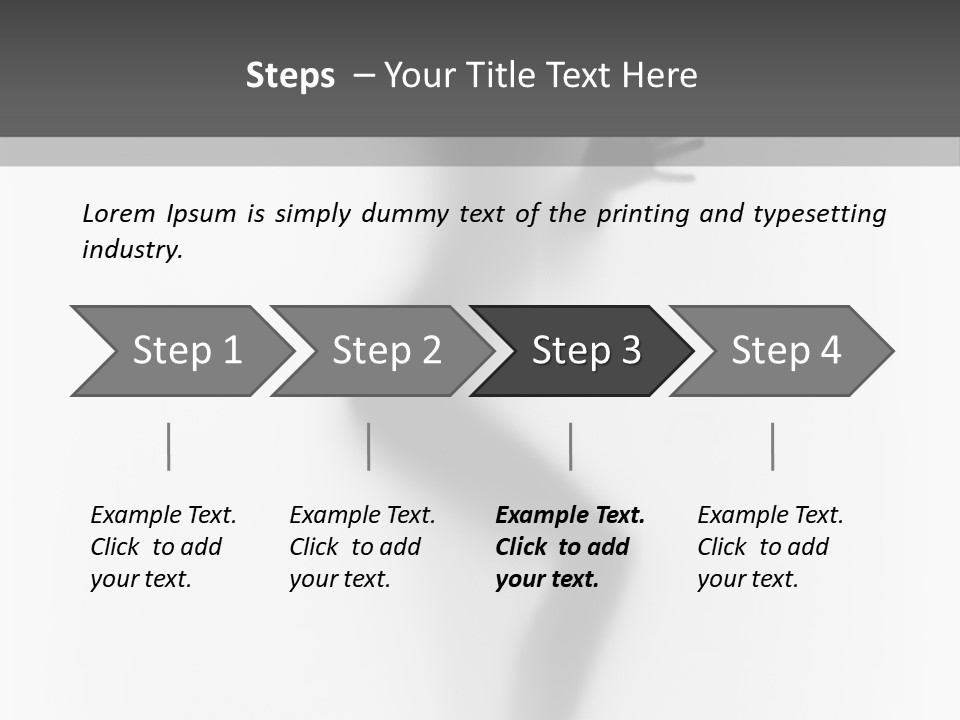 Dance Spirit Behind PowerPoint Template