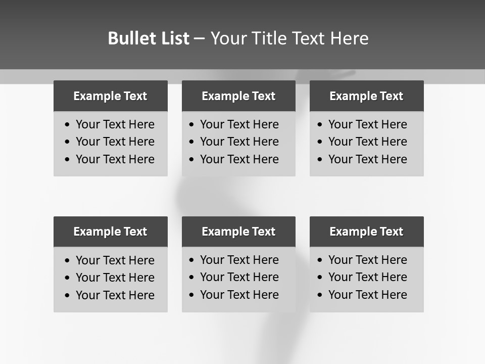 Dance Spirit Behind PowerPoint Template