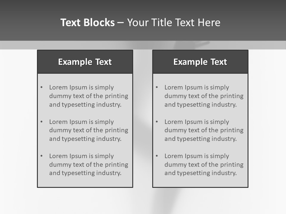 Dance Spirit Behind PowerPoint Template