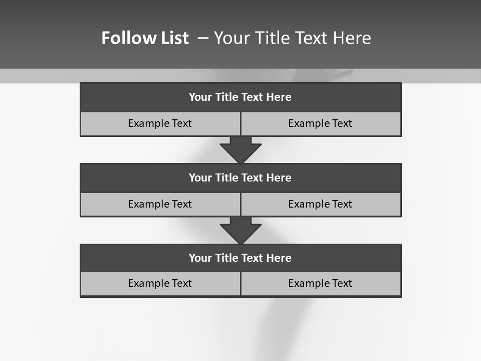 Dance Spirit Behind PowerPoint Template