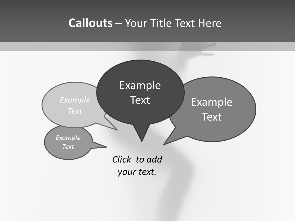 Dance Spirit Behind PowerPoint Template