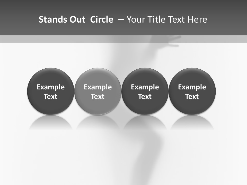 Dance Spirit Behind PowerPoint Template