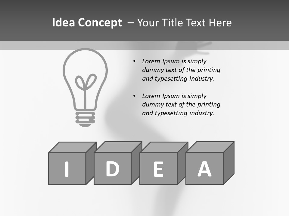 Dance Spirit Behind PowerPoint Template