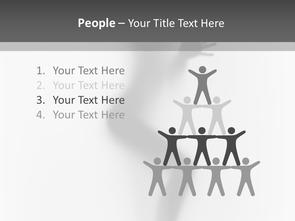 Dance Spirit Behind PowerPoint Template