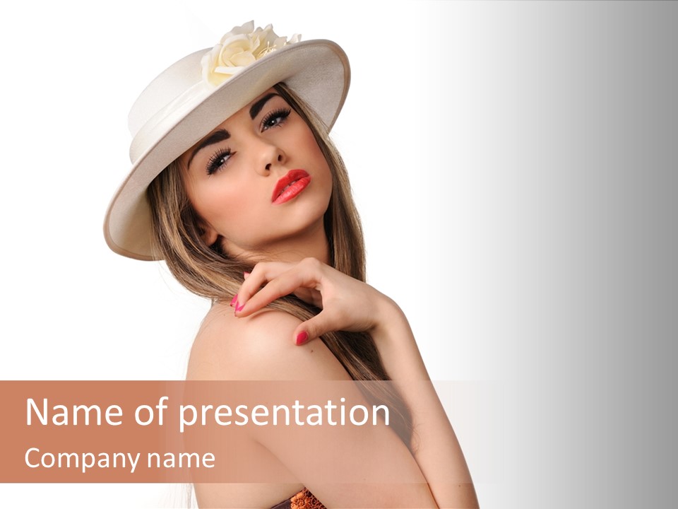 Face Elegant Luxury PowerPoint Template