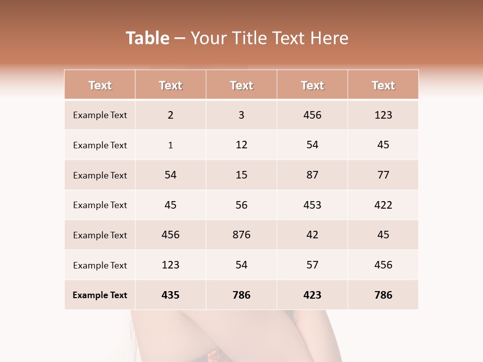 Face Elegant Luxury PowerPoint Template