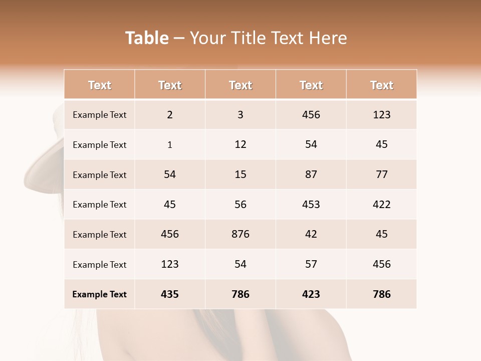 Adult Seductive Women PowerPoint Template