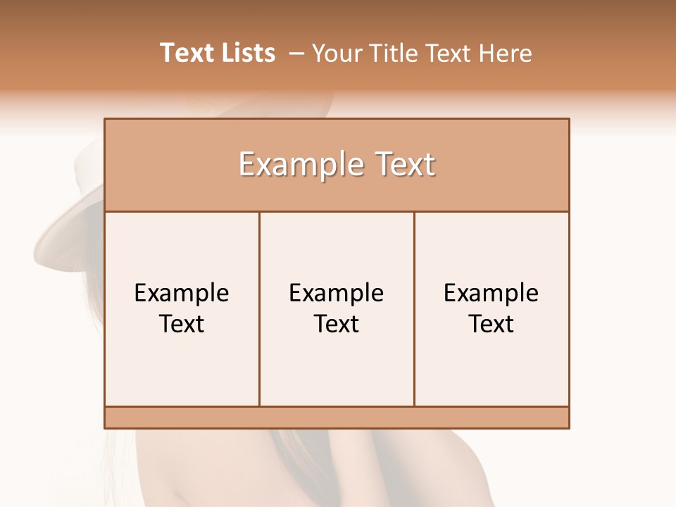 Adult Seductive Women PowerPoint Template