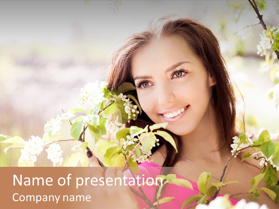 Ideal Pretty Summertime PowerPoint Template