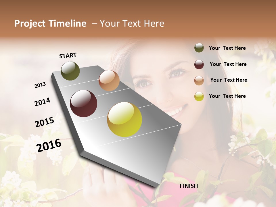 Ideal Pretty Summertime PowerPoint Template