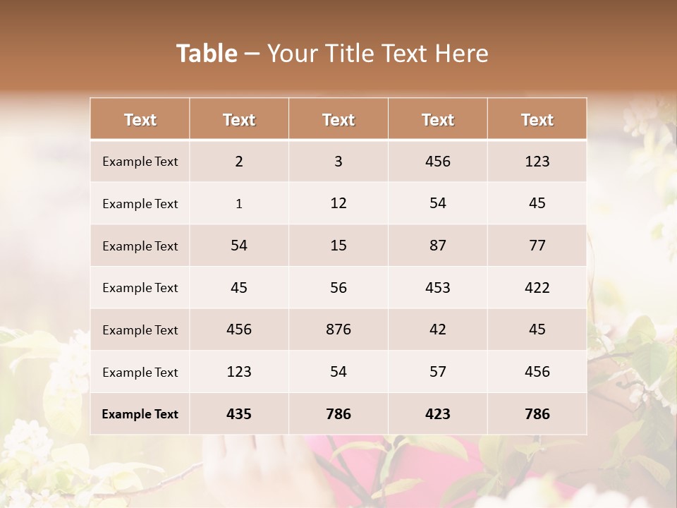 Ideal Pretty Summertime PowerPoint Template