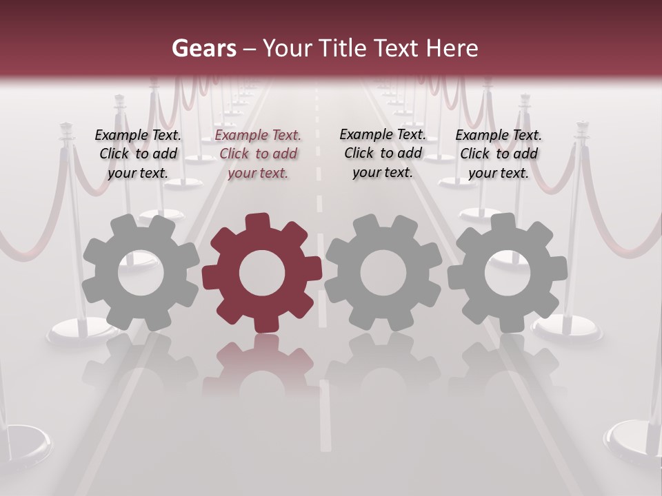 Wave Construction Transportation PowerPoint Template