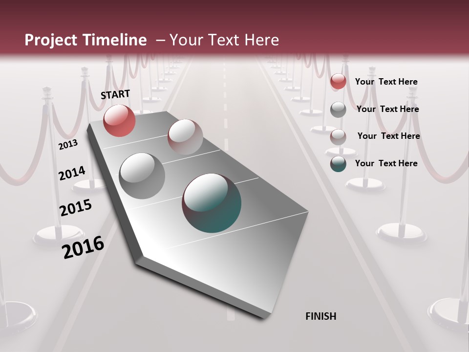 Wave Construction Transportation PowerPoint Template