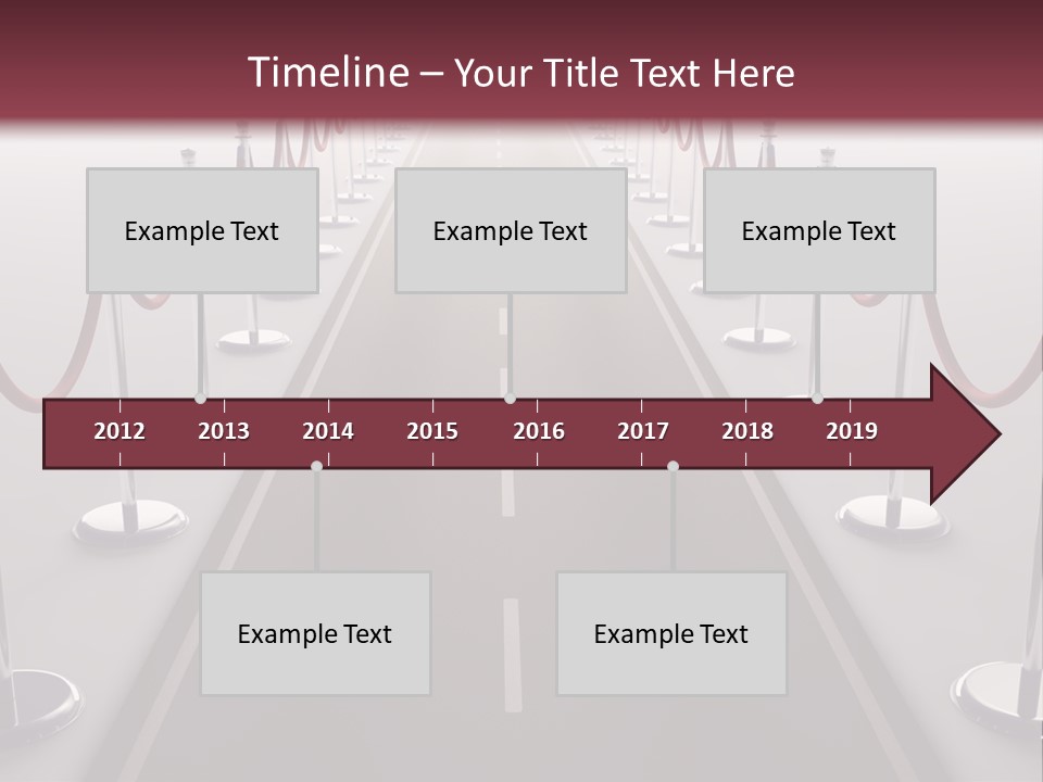 Wave Construction Transportation PowerPoint Template