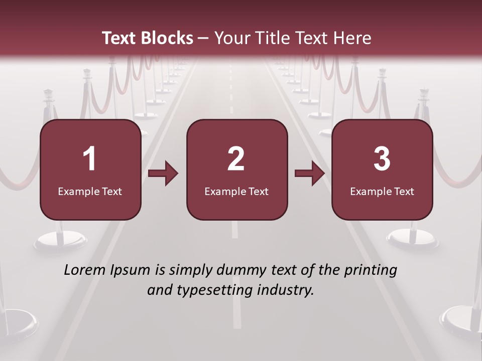 Wave Construction Transportation PowerPoint Template