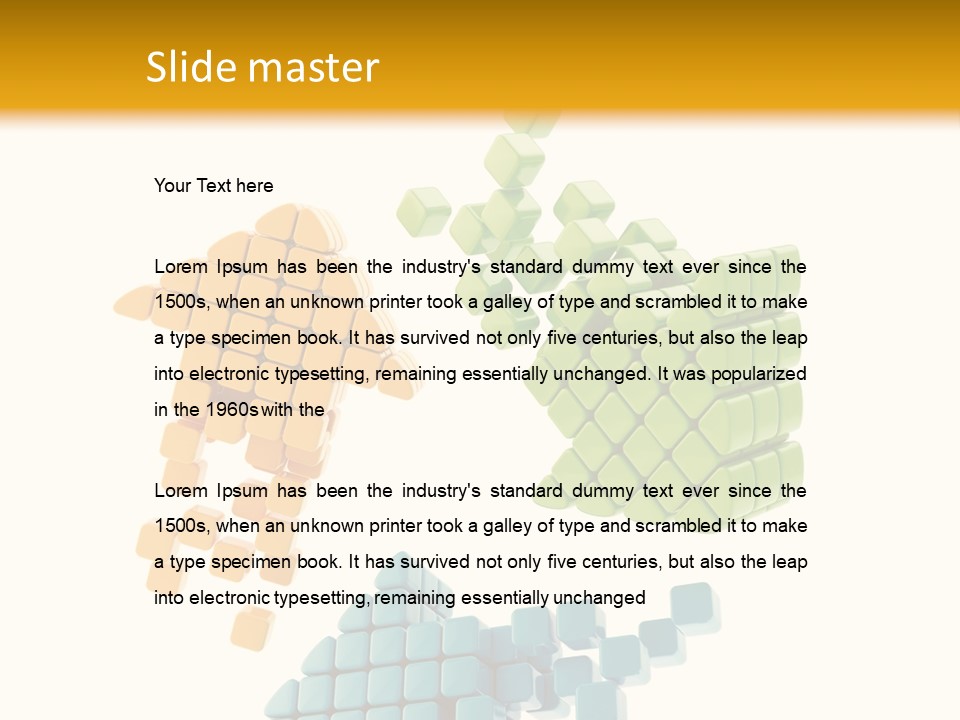 Frame Set Information PowerPoint Template