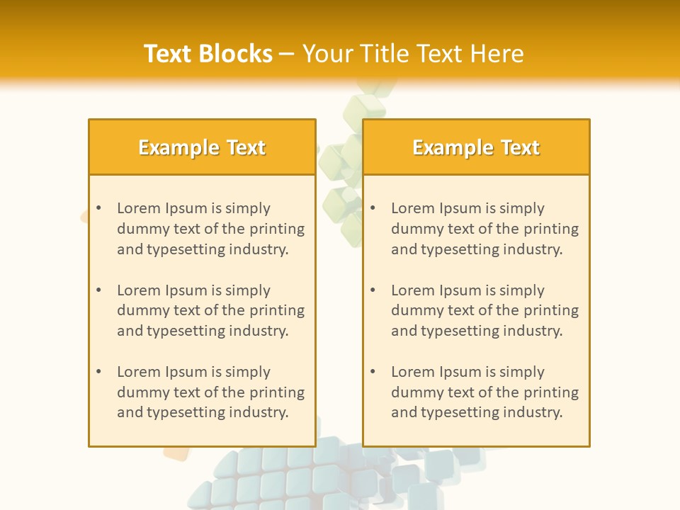 Frame Set Information PowerPoint Template