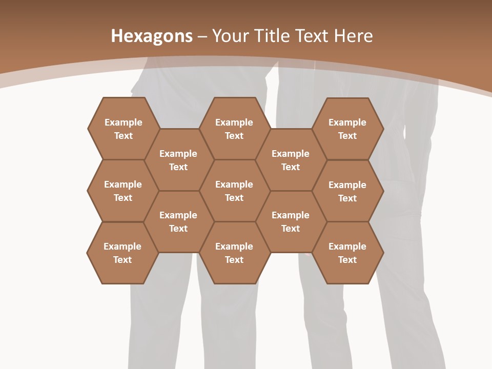 Businessman Women Backview PowerPoint Template