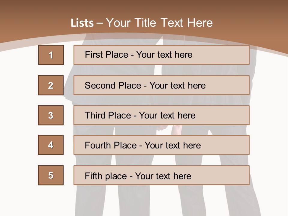 Businessman Women Backview PowerPoint Template