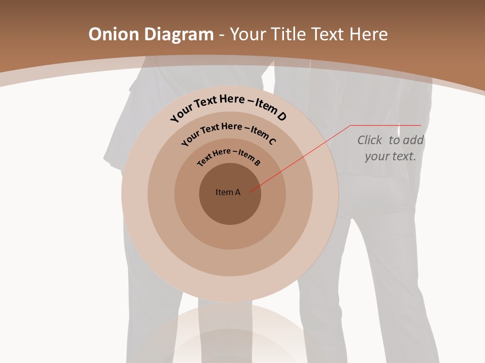 Businessman Women Backview PowerPoint Template