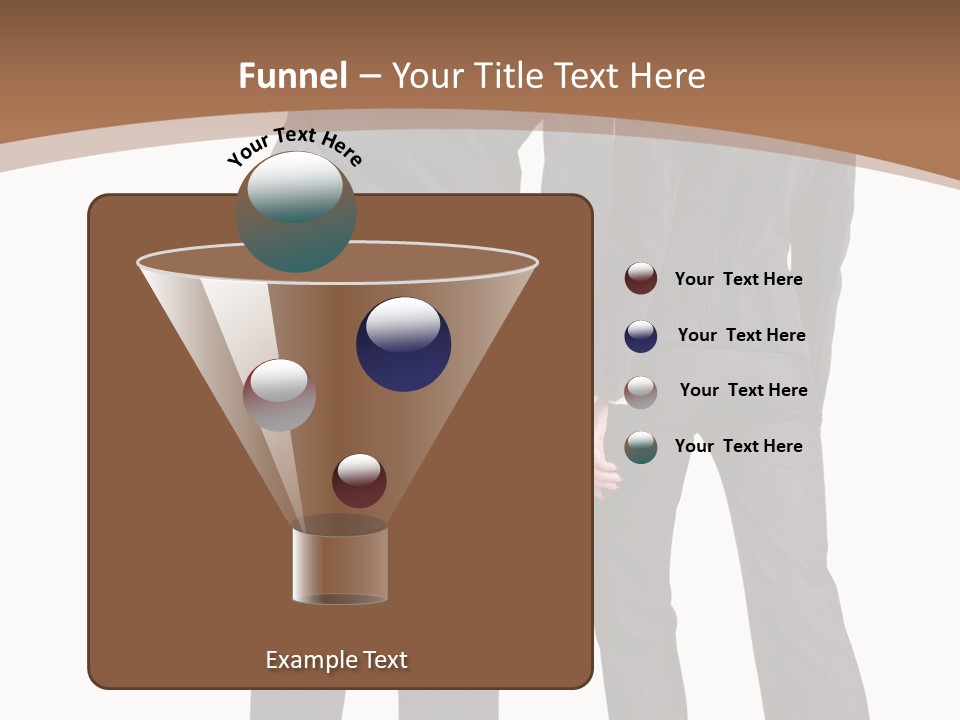 Businessman Women Backview PowerPoint Template