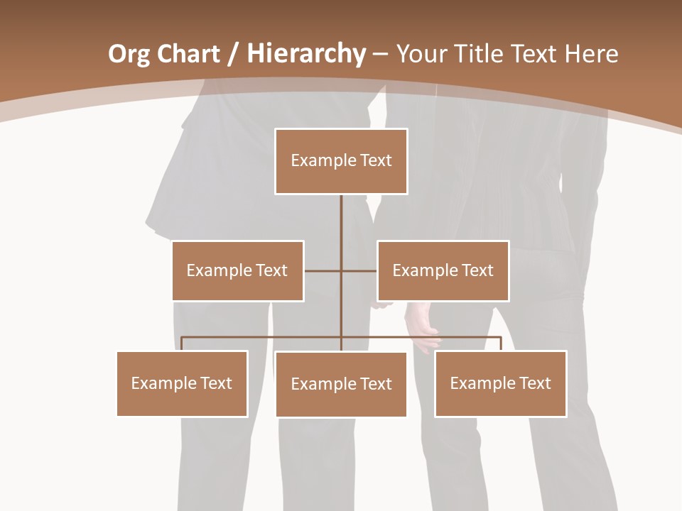 Businessman Women Backview PowerPoint Template