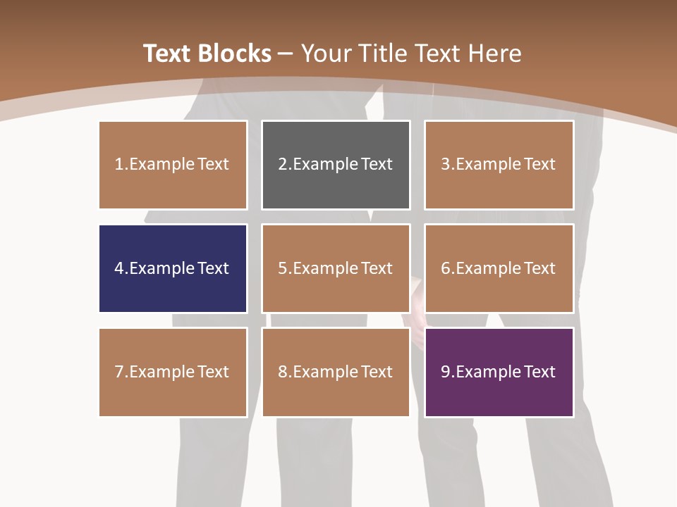 Businessman Women Backview PowerPoint Template