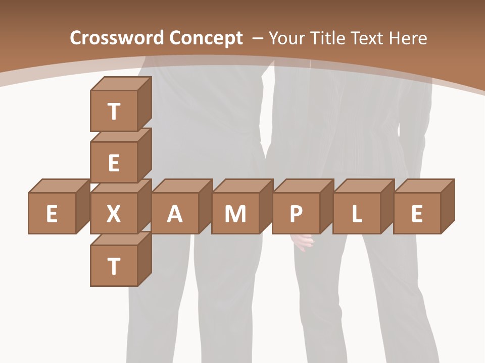 Businessman Women Backview PowerPoint Template