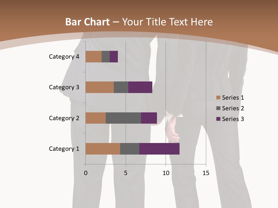 Businessman Women Backview PowerPoint Template